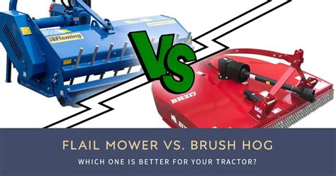 flail mower vs brush hog skid steer|brush hog vs finish mower.